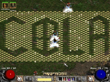 COLA felirat 1 aranyból álló kupacokból - Archie és LN